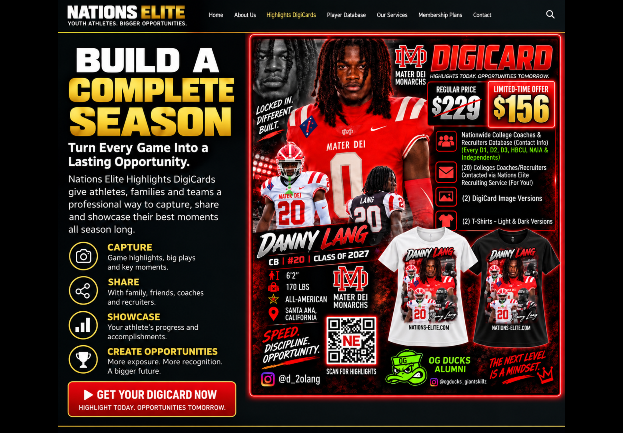 Danny Lang Highlights DigiCard